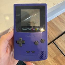 Nintendo Gameboy Color Console (Grape Purple)