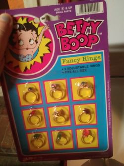 Betty Boop rings
