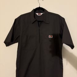 Grey Men’s Ben Davis Quarter Zip Shirt