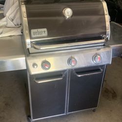 Weber Genesis E-310 BBQ Grill Propane Brown For Sale