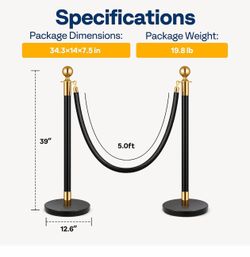 Black Stanchions and Velvet Ropes