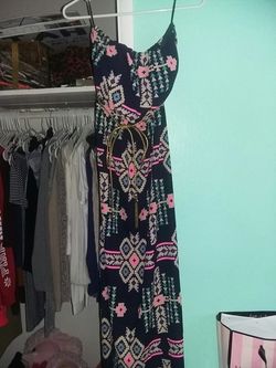 Navy blue size small dress worn once