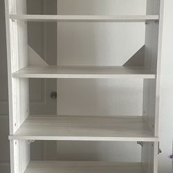 Closet Organizer with 2 Drawers and Shelves – Excellent Condition