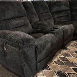 AP🎉 3-Piece Power Reclining Sectional// Fast Delivery - Financing 