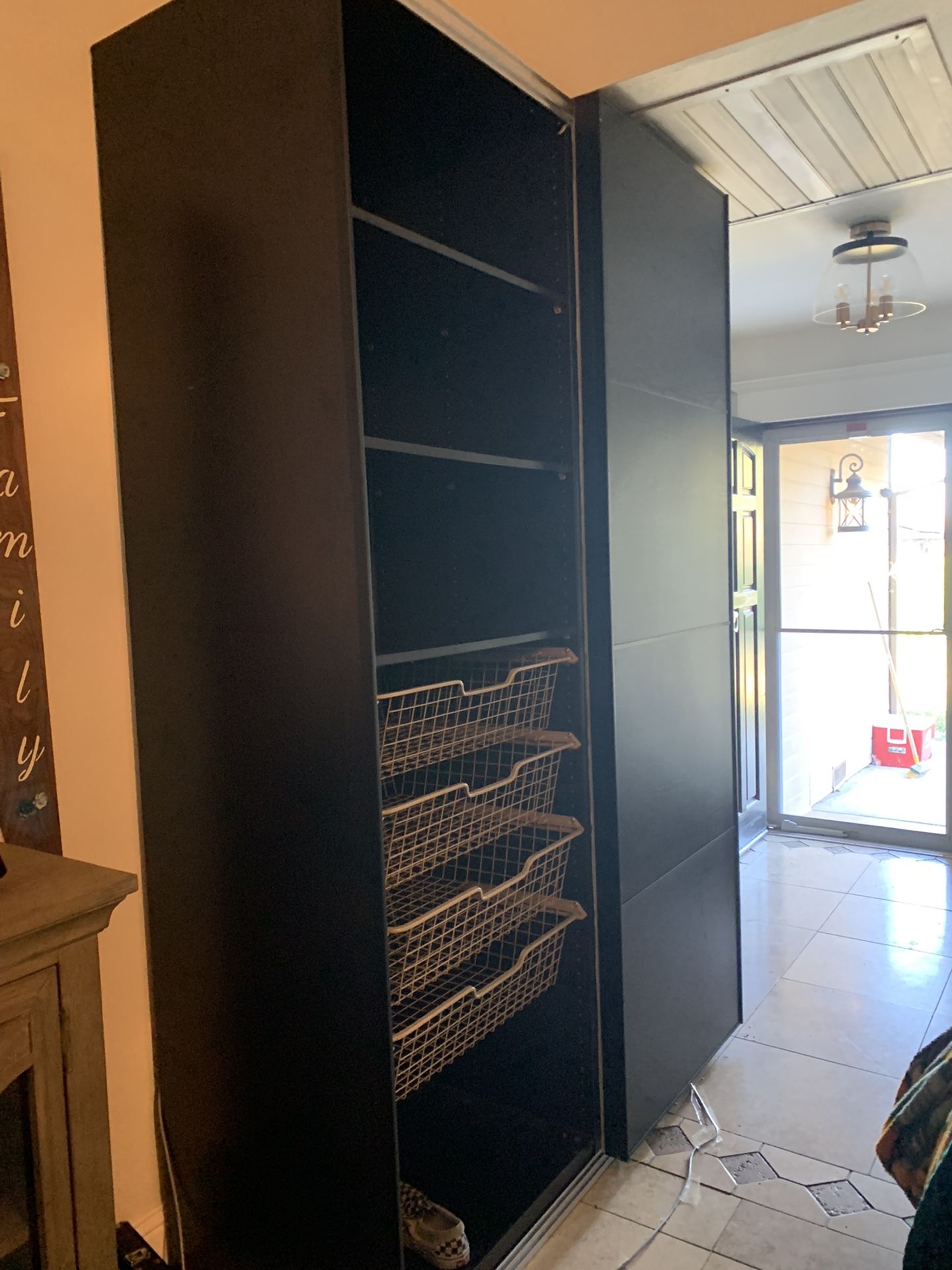 Black IKEA Armoire/closet 7ft 9 Inches Tall