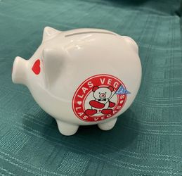Ceramic Piggy Bank Las Vegas Edition 