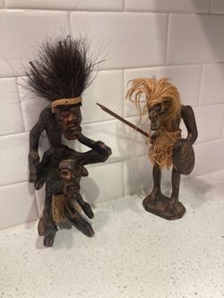 African folk art figures