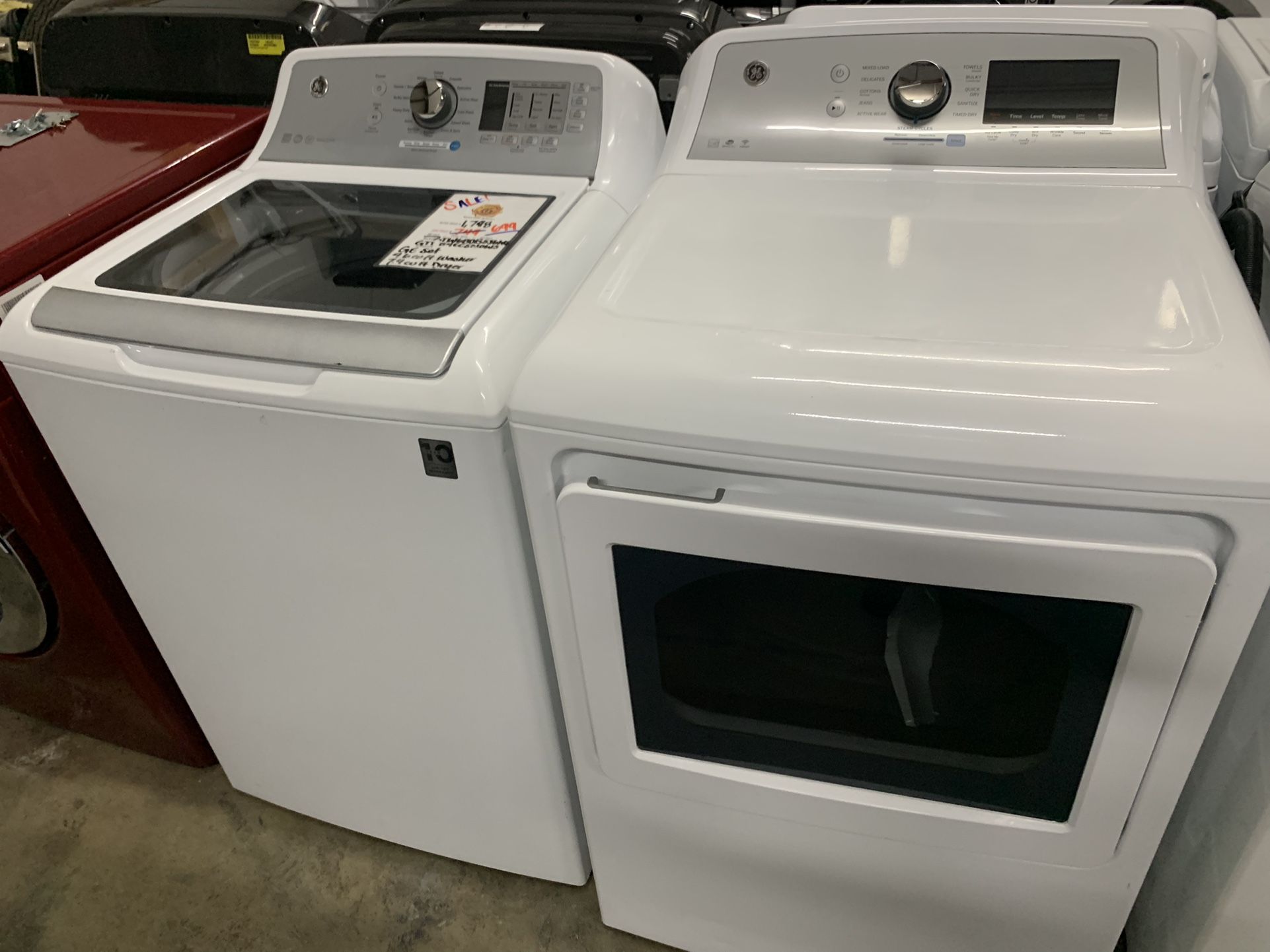 WASHER AND DRYER