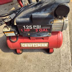 Craftsman 125 Psi 1 HP 3 Gallon Compressor