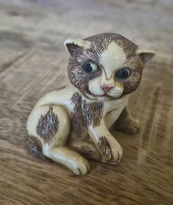 Harmony Kingdom Pot Bellys "Porky" Cat Trinket Box Figurine