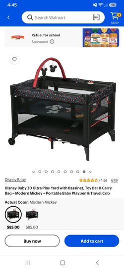 Mickey Mouse pack and play