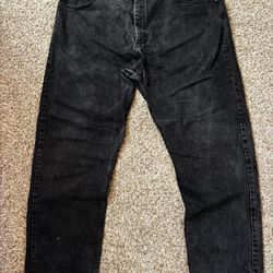 black/ dark grey baggy pants 