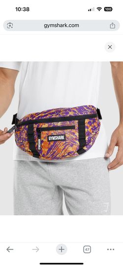 Gymshark Purple and Orange Belt Bag