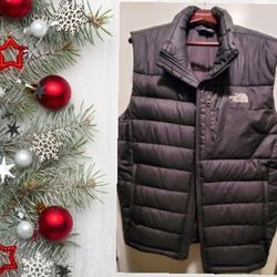 Men's Northface Down Vest XL  Black