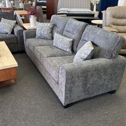 Grey Sofa And Love Seat