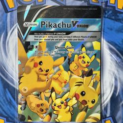 NM Pikachu V-Union - SWSH139 - Sword & Shield Promo Card