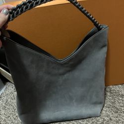Zara tote bag top with braided handle