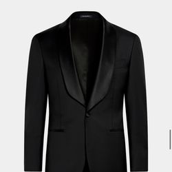 Black Tuxedo Suit Plus Hugo Boss Shirt
