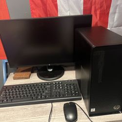 HP 24 Desktop Bundle i3 8GB/1TB Desktop Bundle