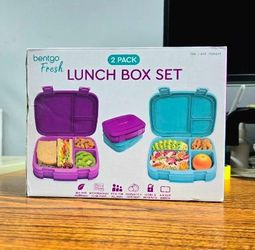 Bentgo 2 Pack Lunch Bento Box Set 