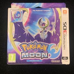 Nintendo 3DS Pokémon Moon: Fan Edition Steelbook Edition 