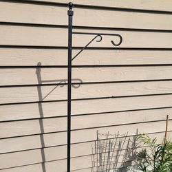 64" Black Metal Shepherds Hook