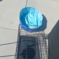 Small Dog Cage And Pool