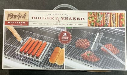 Barbecue Hot Dog Roller and Salt & Pepper Shaker