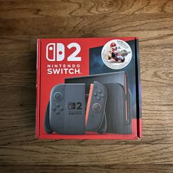 Nintendo Switch 2 Console Mario Kart World Bundle w/ Gift Receipt In Hand Brand New