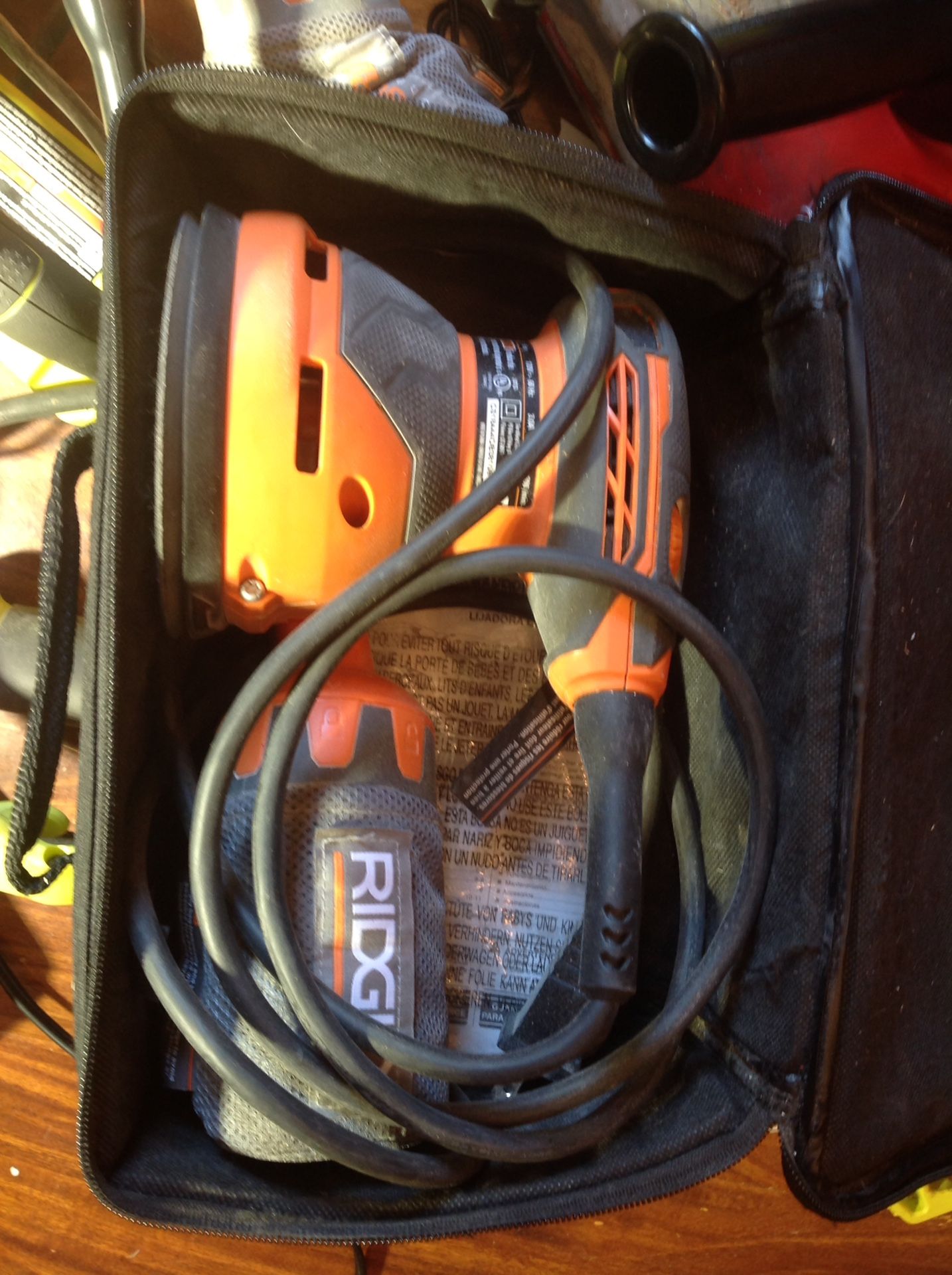 Ridgid corded orbital sander! Only $20