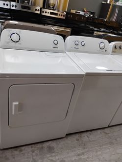 Amana set top load washer electric dryer with warranty Delivery Available fee depends on address 🛣️🏠🚛