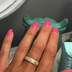 18k Gold Plated Over Sterling Silver White Diamond Simulant Eterno Band Ring Size 6,9