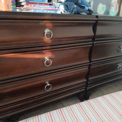 2 Small Dressers With Light