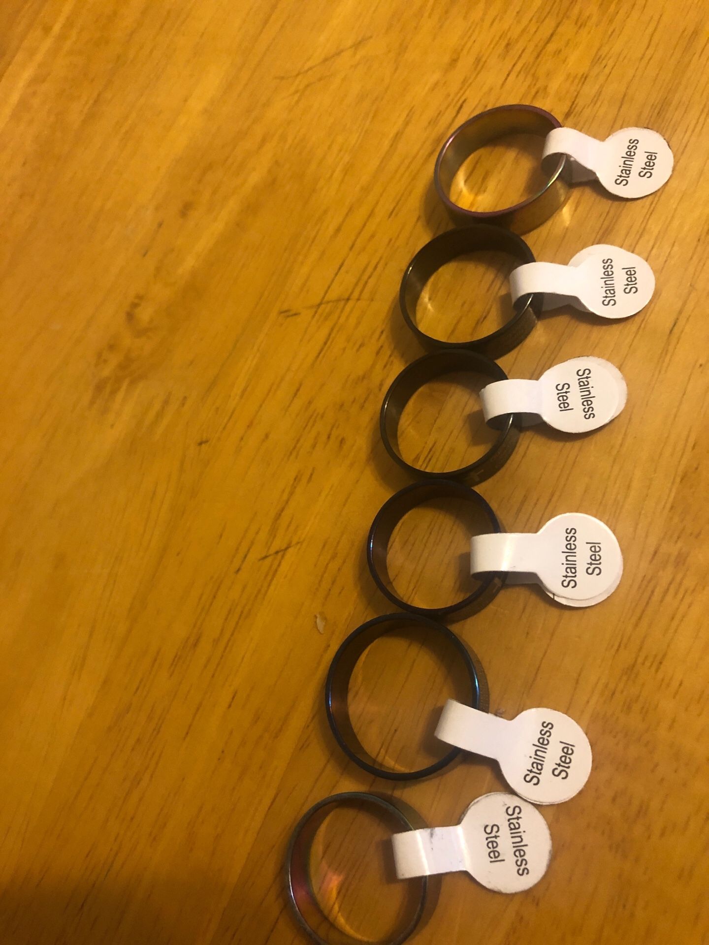 New bible verse rings