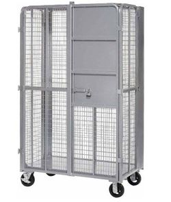 Global Industrial Folding Security Truck, 2000 Lb. Capacity, 44-1/2"W x 27"D x 76"H