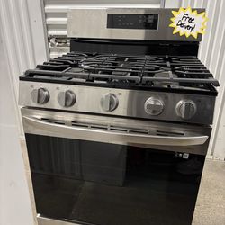 LG Gas Range Stainless Steel
