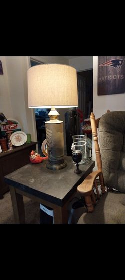 Vintage nautical lamp by T Tomlohm -Brass Tones