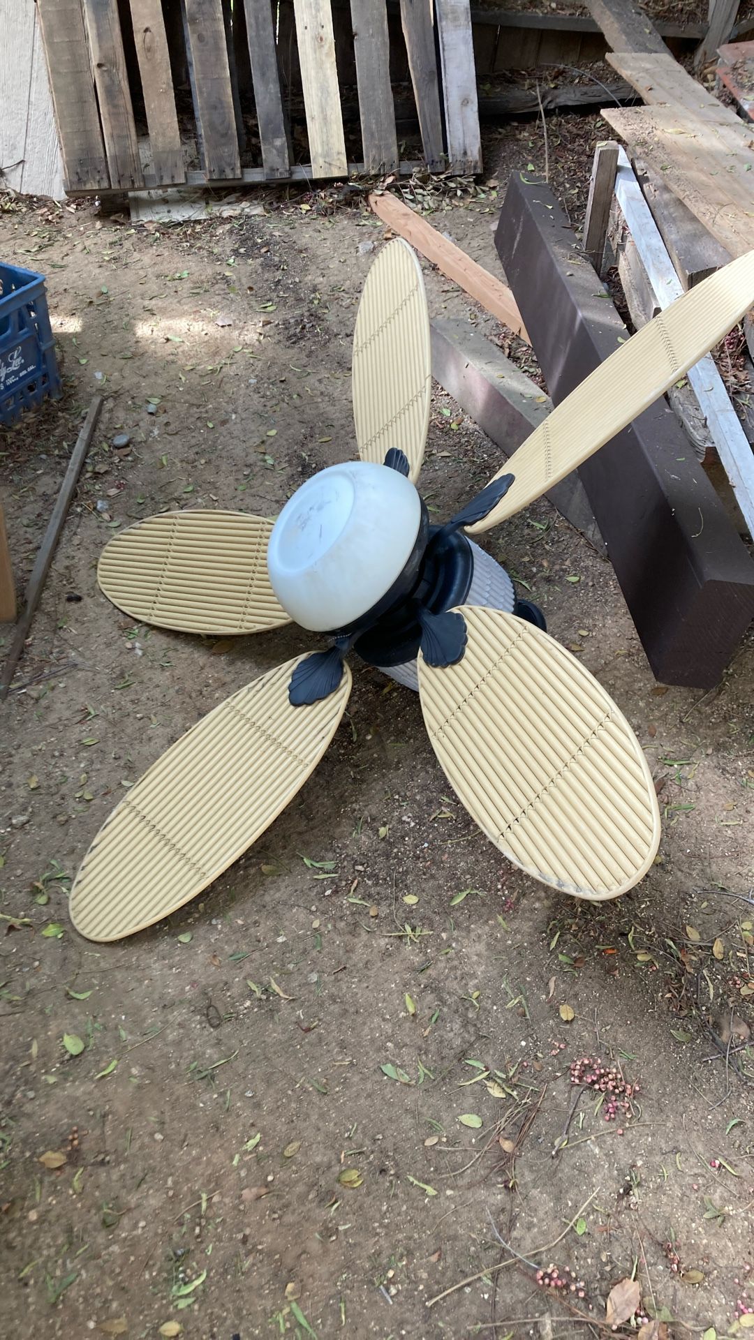Outdoor Ceiling Fan With light