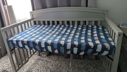 Crib with mattress