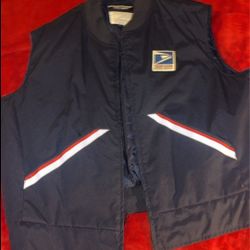 USPS POST OFFICE POSTAL SERVICE VEST XL