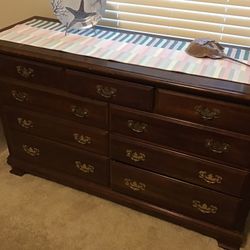 Wooden Dove Tailed Dresser