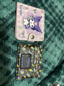 Kuromi & stitch wallet. Camera fish lens