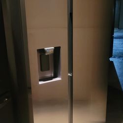 Stainless steel Samsung refrigerator 