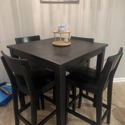 Counter Height Table With 4 Chairs 