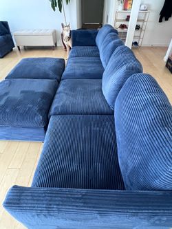Bustamante corduroy modular sectional