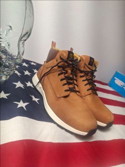 Timberland ReBOTL Soft Toe Tan Lace-Up Work Boots Men’s Sz 13