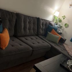 Sectional Sofa With Lounger 