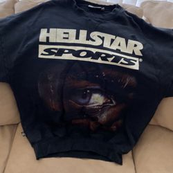 Hellstar Sweatshirt Black  Sz M 
