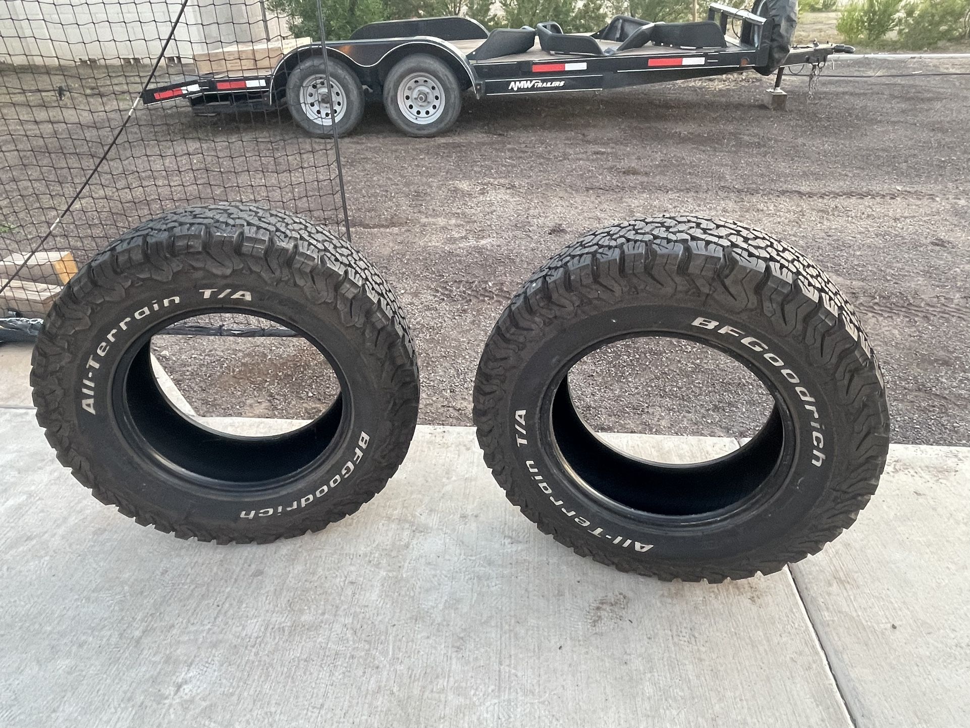 BFG Tires (2) 285/65/18