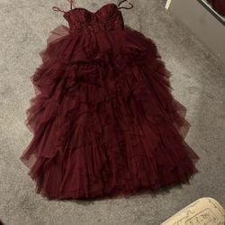 Burgundy Windsor Prom/hoco Dress